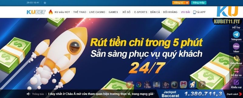 Hướng dẫn rút tiền tại sân chơi 