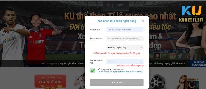 Lưu ý khi rút tiền Kubet11 cho tân thủ