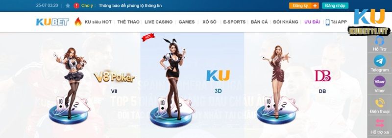 Một số lưu ý cho người chơi khi truy cập vào Kubet11