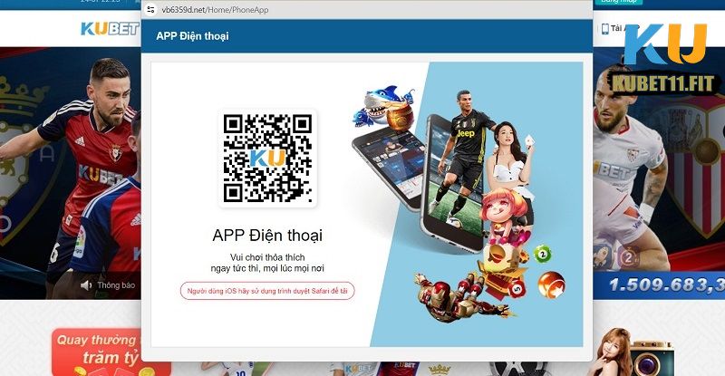 Tải app Kubet11 về điện thoại nhanh chóng