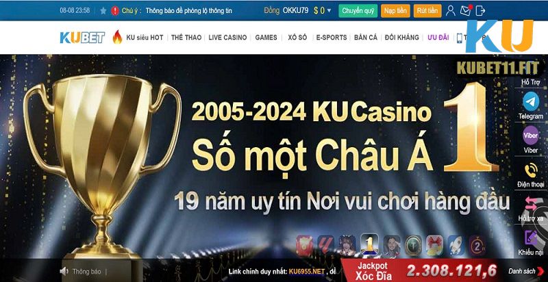 Kubet với quy mô hoạt động lâu năm